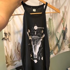 New! Grey Boho Billabong Tanktop